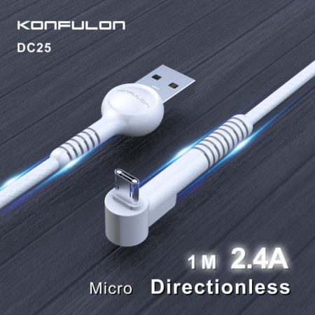 Konfulon Charger Cable  DC25 Micro DC26 iPhone DC27 Type
