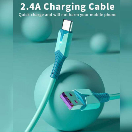 Konfulon Charger Cable Micro 2.4A fast Charger DC-37