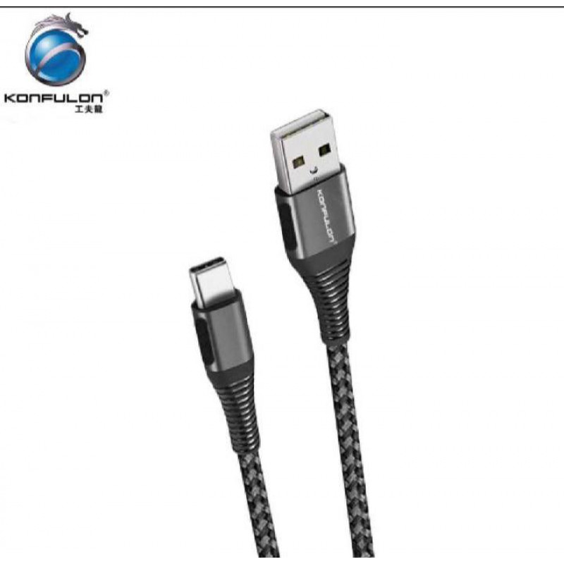 Konfulon Fast Charging TYPe-C Cable 1m 3.0A DC52