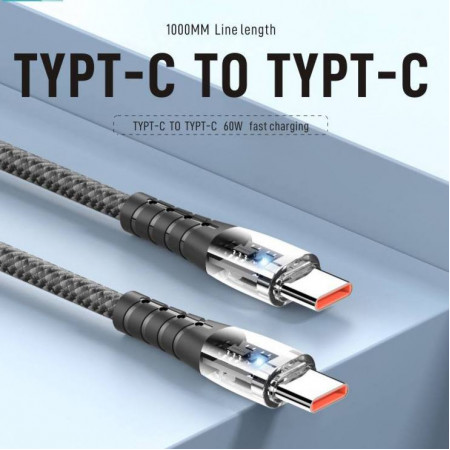 KONFULON Cable Type-C To Type-C Super fast Charging 60w Model DC60