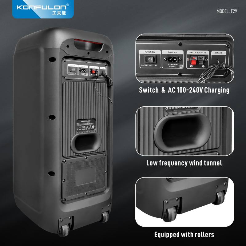 KONFULON POWERFUL BASS BOOST 100W MODEL F29