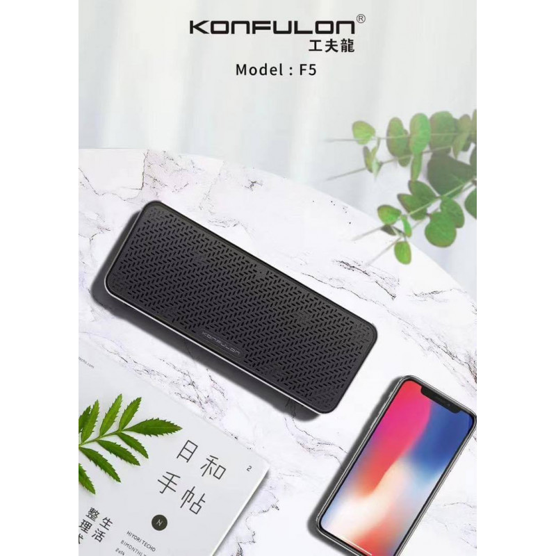 Konfulon Bluetooth Speaker 4.2 F5 10Hour Working Time