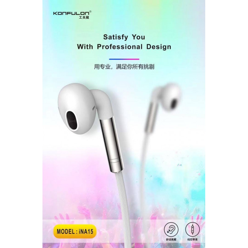 Konfulon earphone Super Bass IN-A15