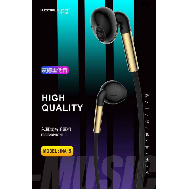 Konfulon earphone Super Bass IN-A15