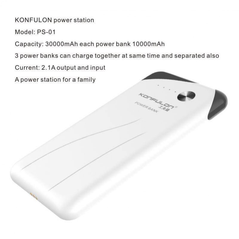 Konfulon Powerbank  PS-01 3x10000mAh