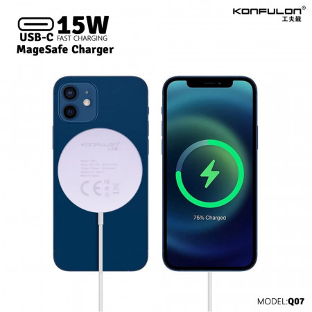 Konfulon Wireless Charger Q07 Magsafe 15W