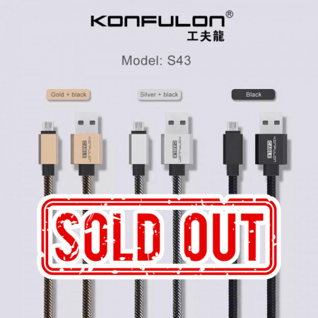 Konfulon Charger Cable 1.5m S43 Micro