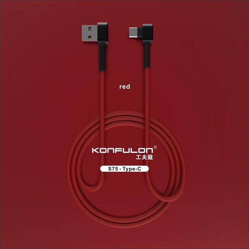 Konfulon Cable Charger 2.1 A S75 Type-C