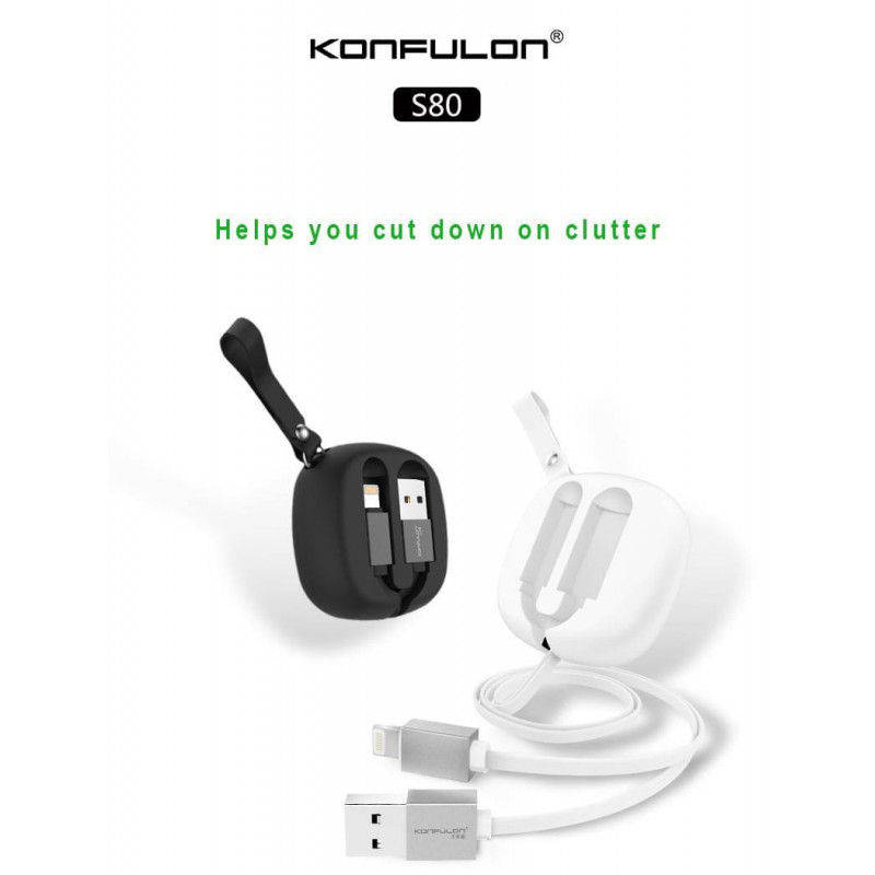 Konfulon Charger Cable S79 Micro ​ S80 iPhone S81 Type-C