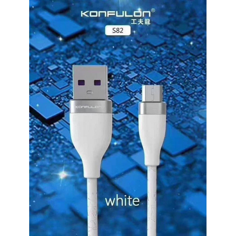 Konfulon Cable Charger S82 Micro S83 iPhone S84 Type-C