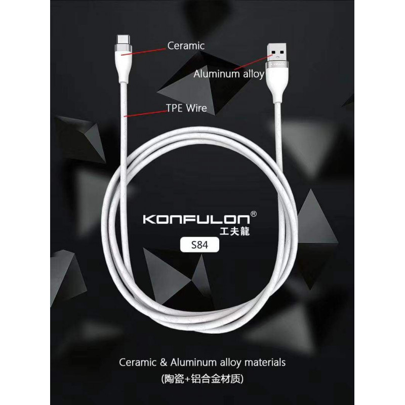 Konfulon Charger Cable S84 Type-C
