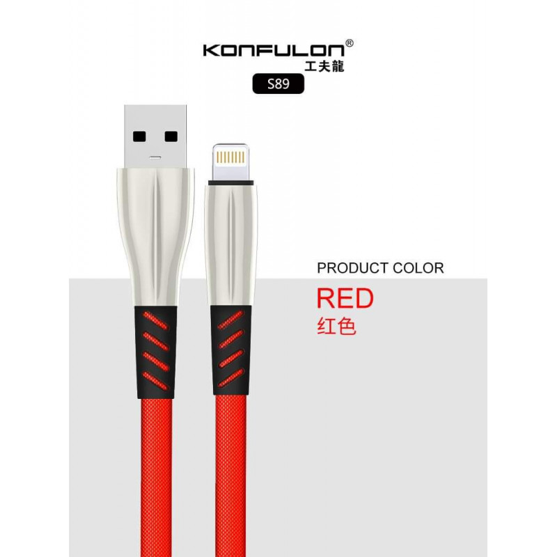 Konfulon Charger Cable S89 Lightning