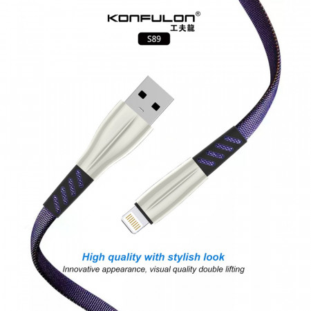 Konfulon Charger Cable S89 Lightning