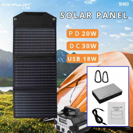 KONFULON Solar Panel High Power 30W Model SH03