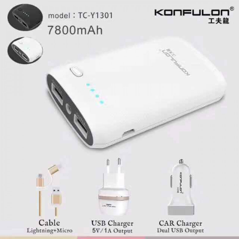 Konfulon Set Charger + Powerbank TC-Y1301