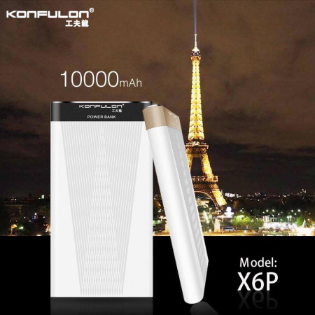 Konfulon Powerbank 10000mAh Model : X6P