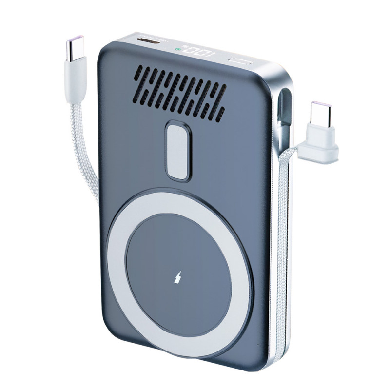 Konfulon Gold Powerbank 10000mAh With Wireless Charge Fast Charging PD 22.5W Model: G04