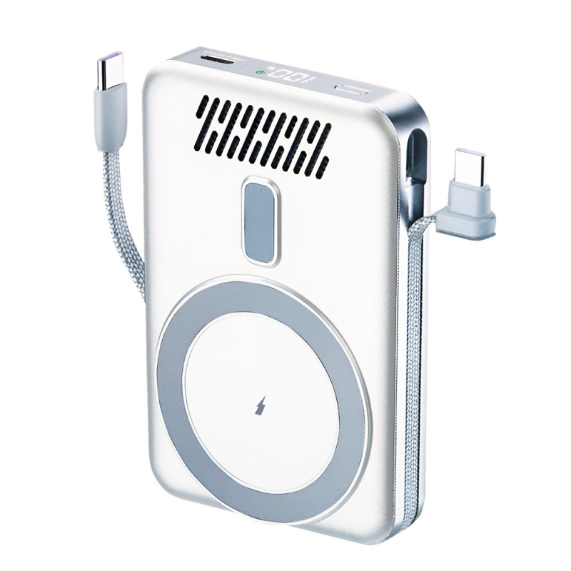 Konfulon Gold Powerbank 10000mAh With Wireless Charge Fast Charging PD 22.5W Model: G04