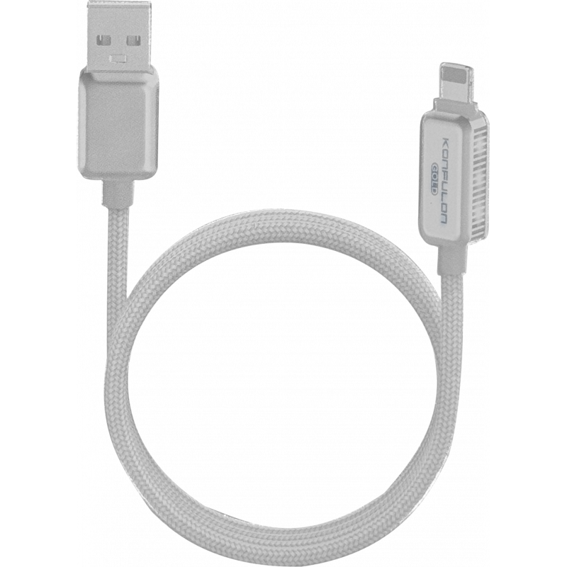 KONFULON Gold Cable Fast Charging 3A Model GL15 USB to iPhone GL16 USB to Type-C (Warranty 1year)
