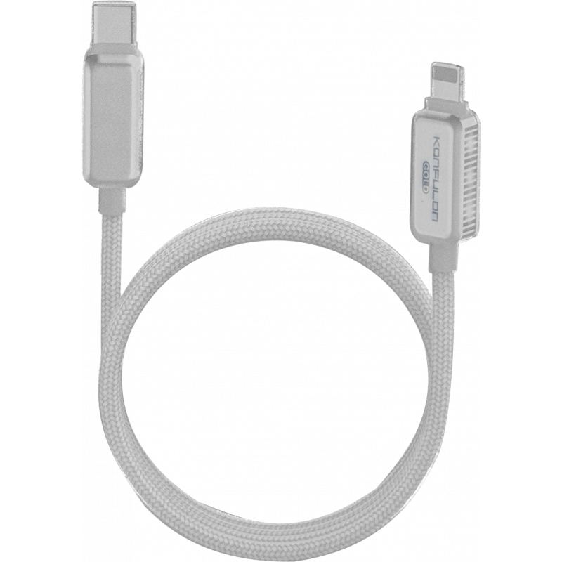 KONFULON Gold Cable Fast Charging Model GL17 Type-C to iPhone 27W, GL18 Type-C to Type-C 60W (1-year warranty)