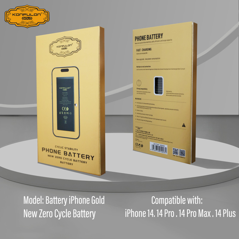Konfulon Gold LCD Iphone 14 , 14Pro , 14 Pro Max