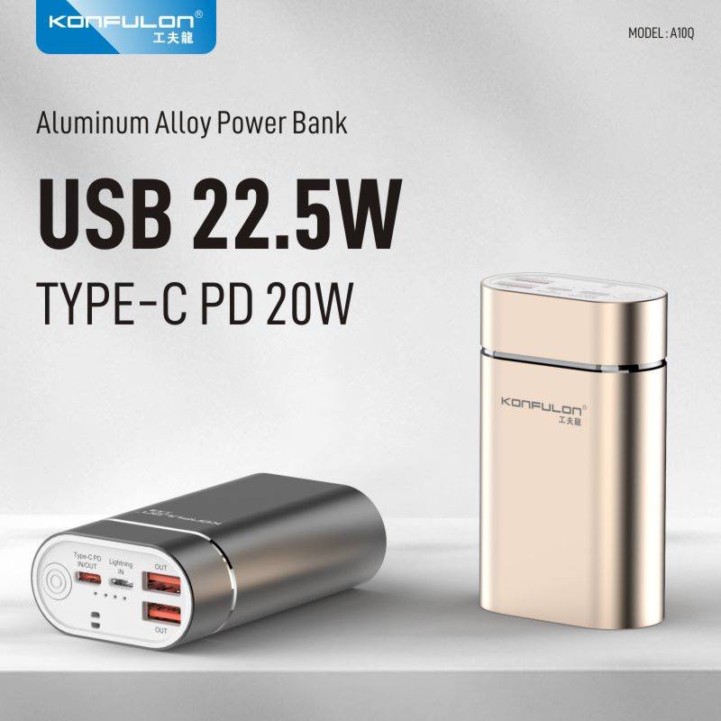 Konfulon Mini Power bank 10000mAh Model A10Q