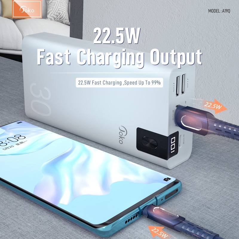 JOKO PowerBank A19Q 30000mAh USB 22.5W PD 20W