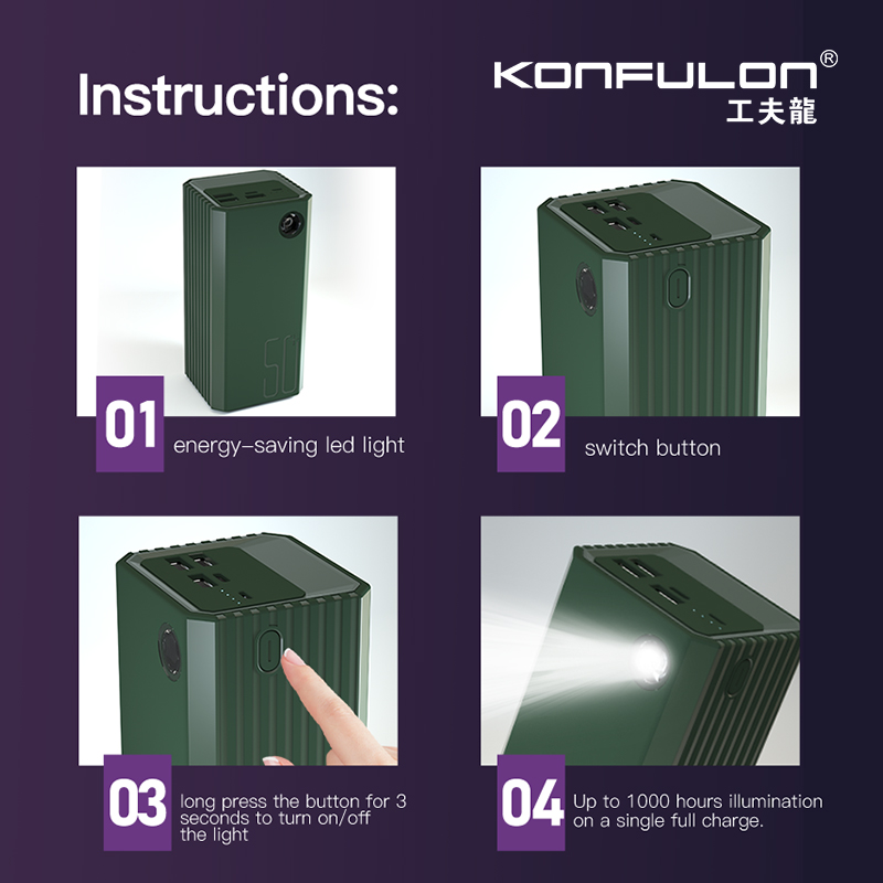 KonfuLon Power bank 50000mAh Model A22