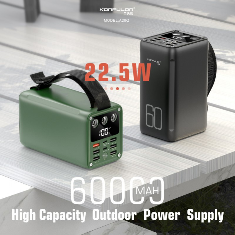Konfulon power bank 60000mAh Model A28Q