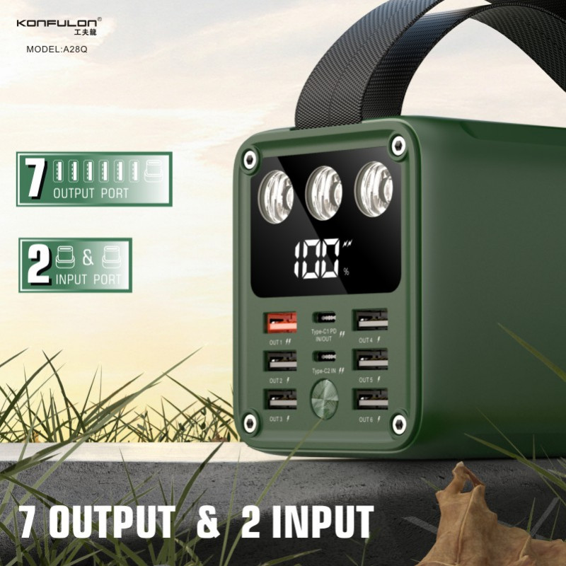 Konfulon power bank 60000mAh Model A28Q