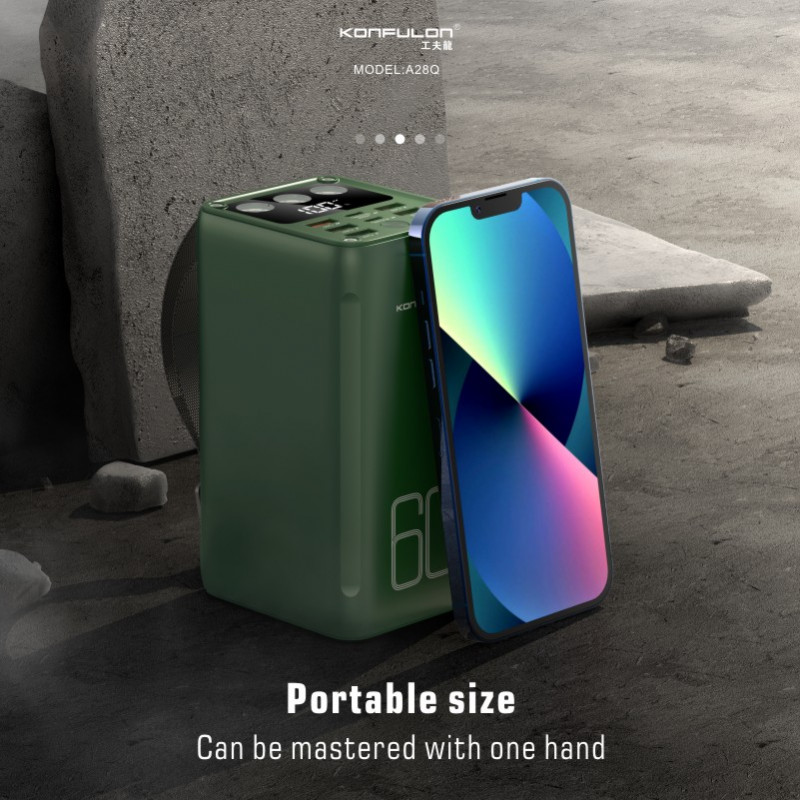 Konfulon power bank 60000mAh Model A28Q