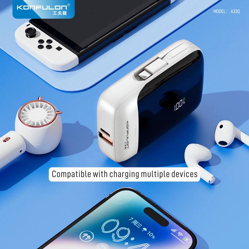 Konfulon Power Bank Fast Charger 22.5W 10000mAh Model A33Q