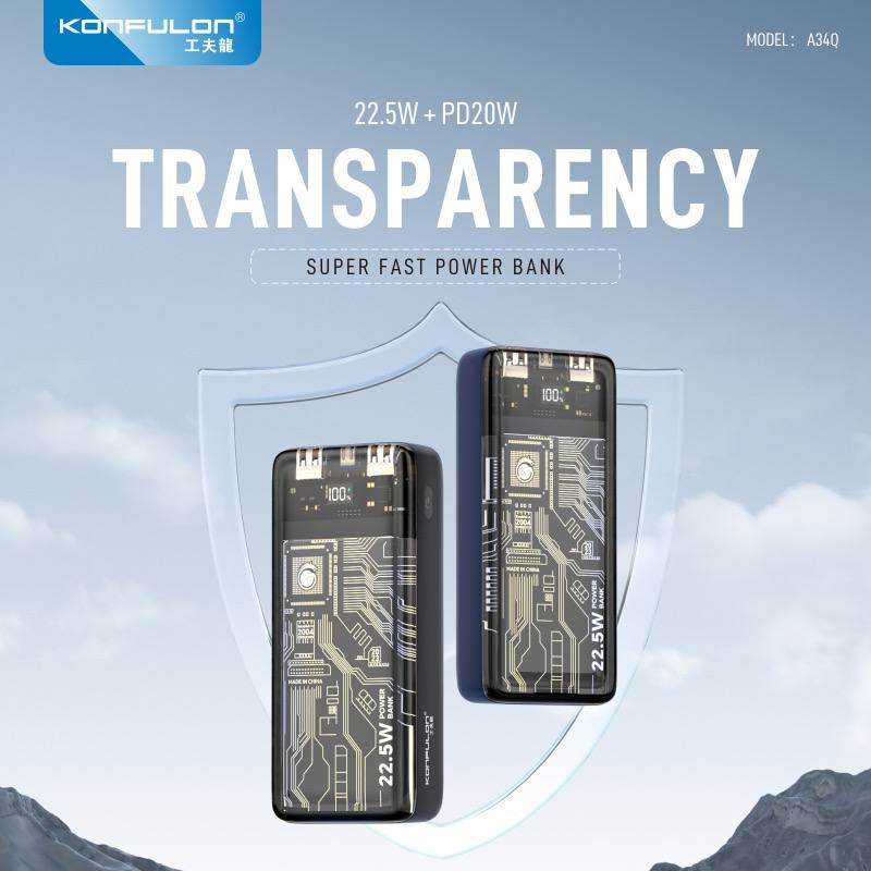 KONFULON Power Bank 20000mAh Model A34Q