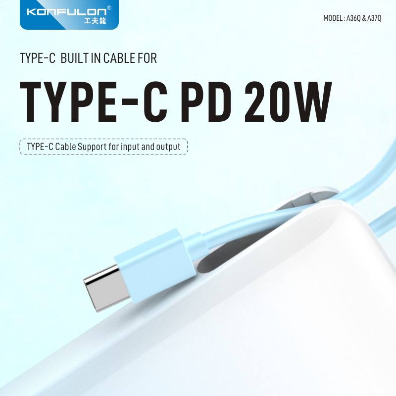KONFULON Super Fast Power Bank 20000mAh Model A37Q