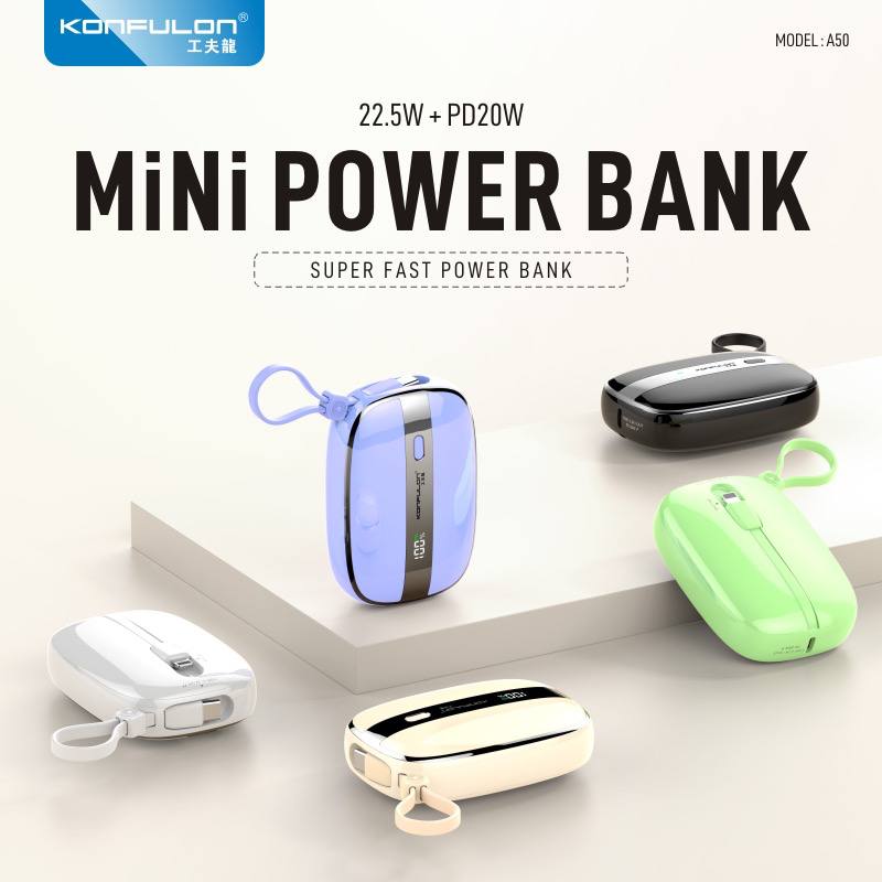 KONFULON MINI POWER BANK 10000MAH MODEL A50