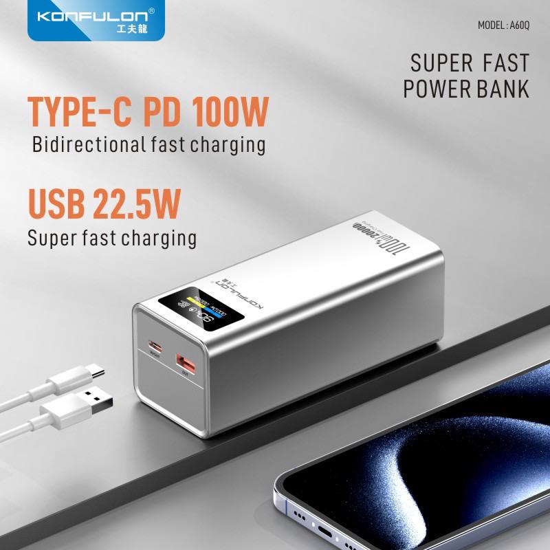 Konfulon Power Bank 20000mAh Model A60Q