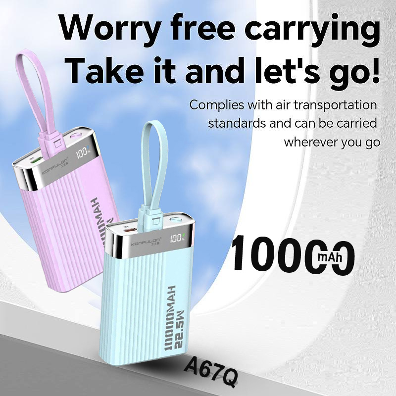 Konfulon Power bank 10000mAh Model A67Q