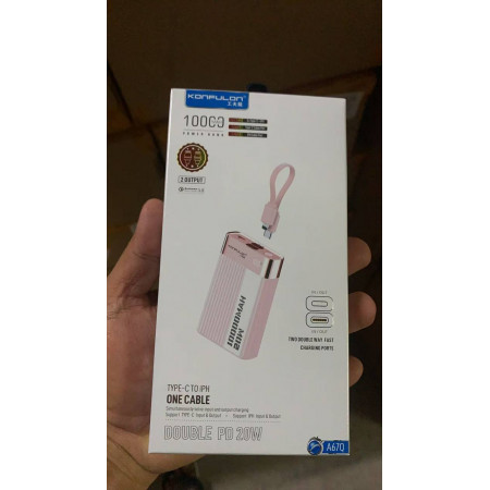 Konfulon Power bank 10000mAh Model A67Q