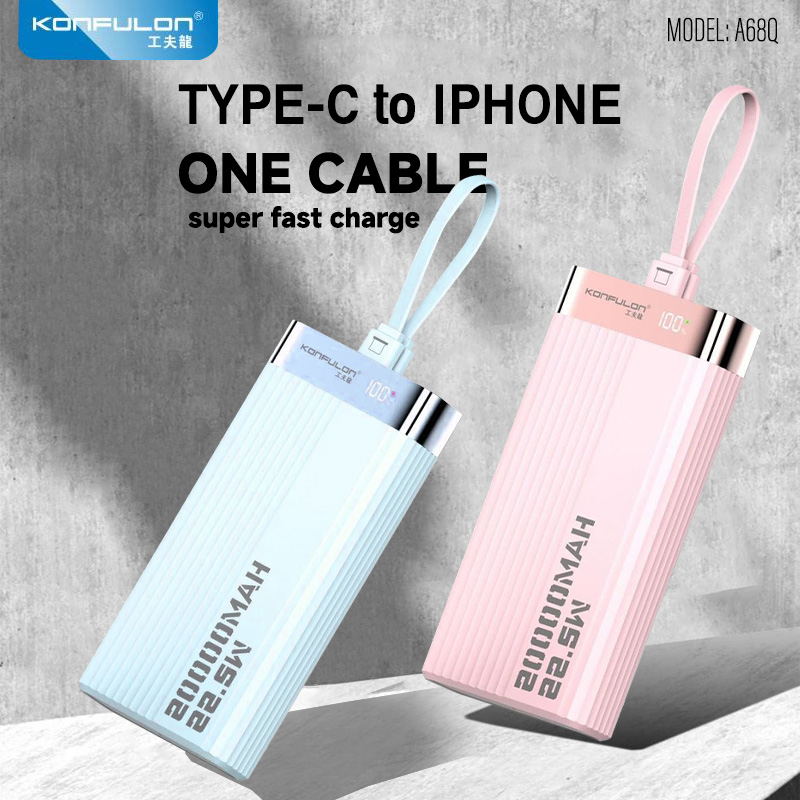 Konfulon Power Bank 20000mAh Model A68Q