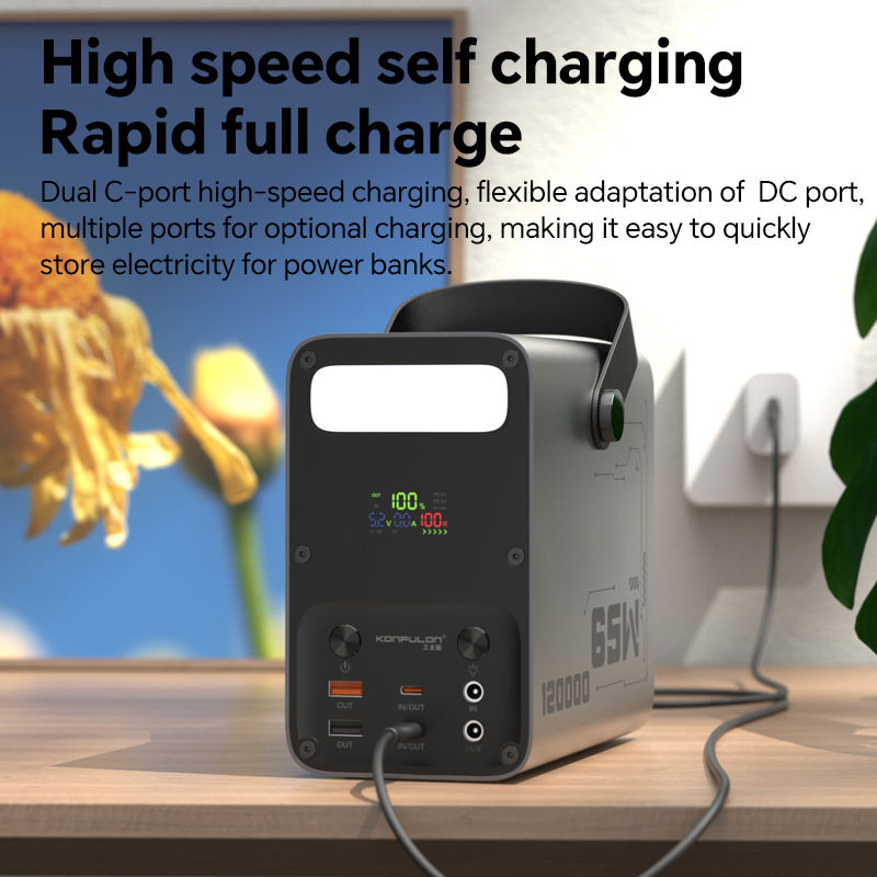 Konfulon Power bank 120000mAH Model A70Q