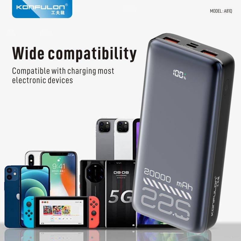 KONFULON POWER BANK 20000mAh MODEL A81Q