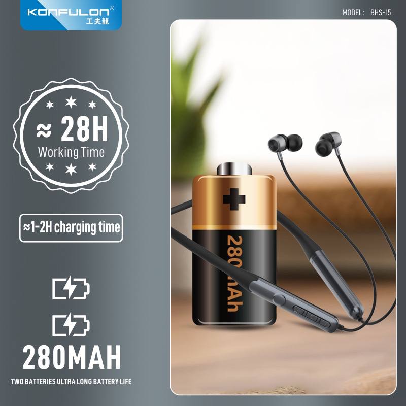 KONFULON Sports Earphones Model BHS15