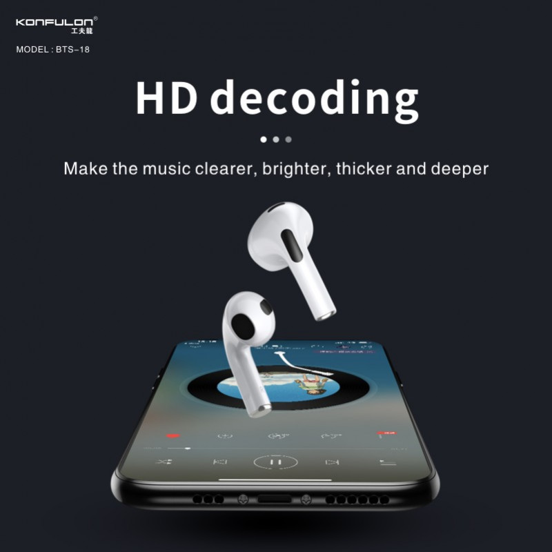 Konfulon Bluetooth Earphone Model BTS18