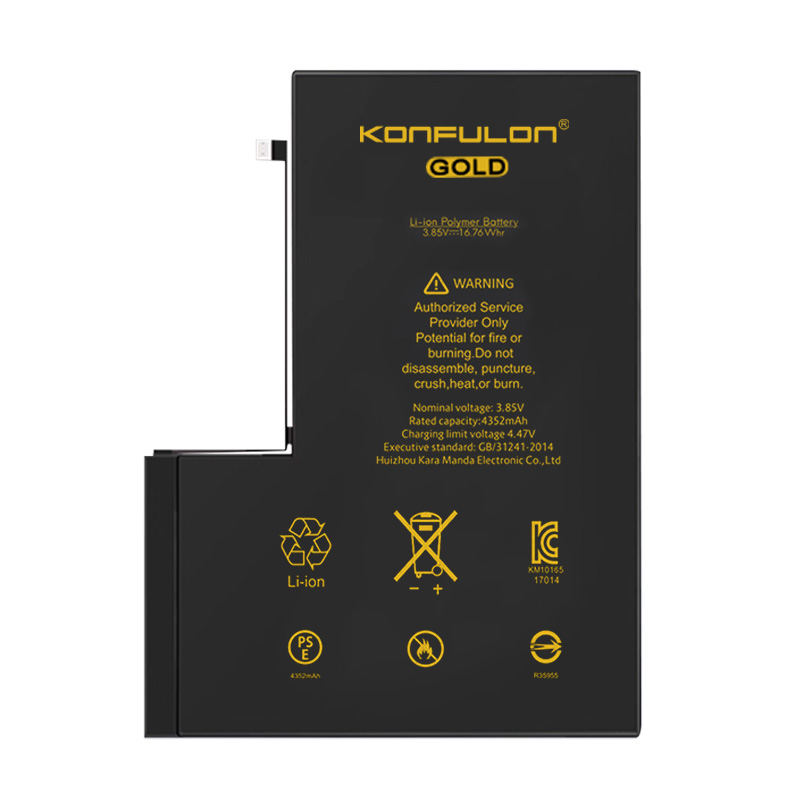 Konfulon Gold Battery iPhone 12, 12 Pro Max