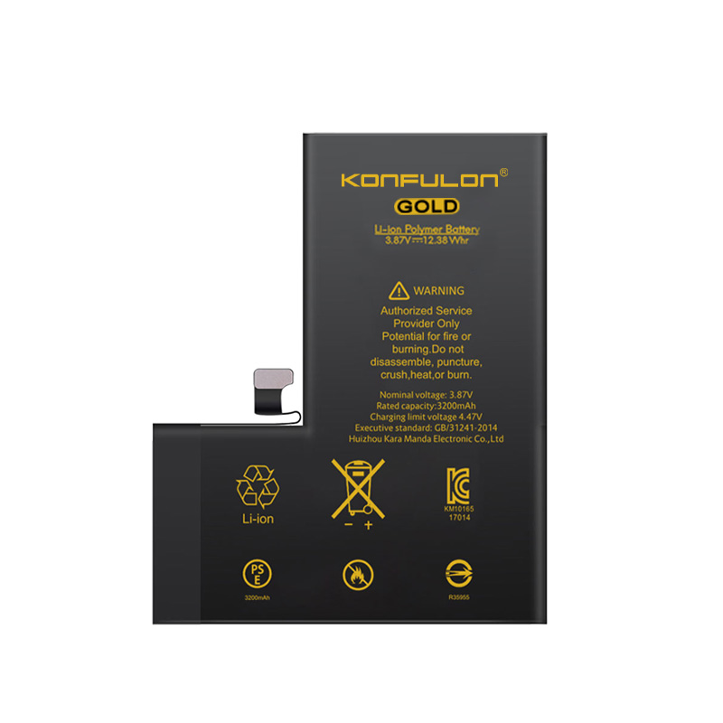 Konfulon Gold Battery iPhone 14, 14 Plus, 14 Pro, 14 Pro Max