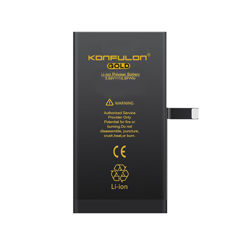 Konfulon Gold Battery iPhone 14, 14 Plus, 14 Pro, 14 Pro Max