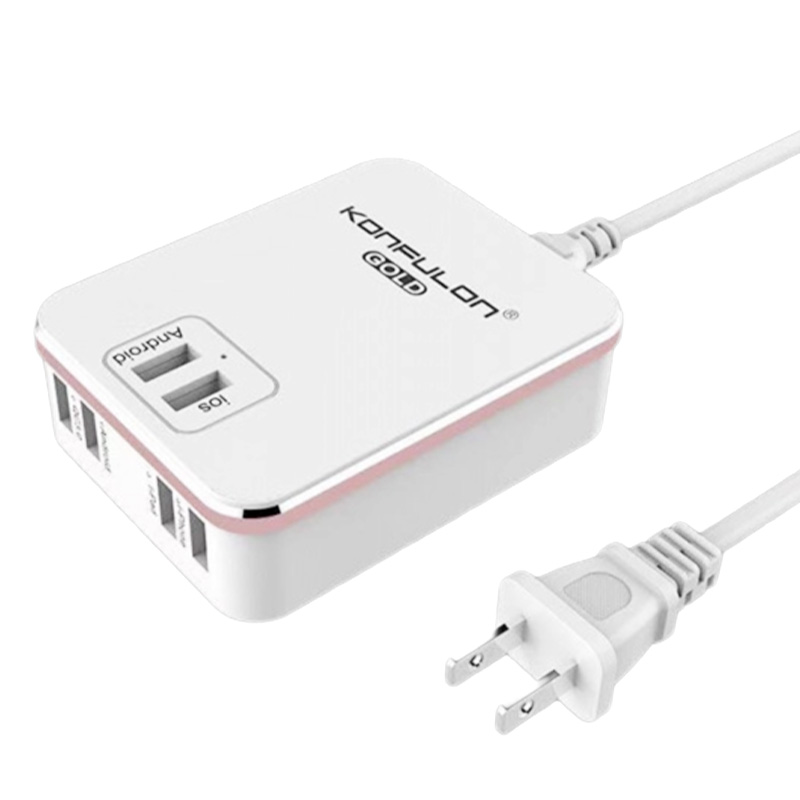 Konfulon Adapter Charger C29-6USB QC 3.0