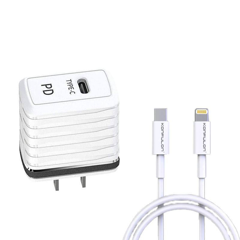 Konfulon adapter and Cable PD 20W Model C32D+DC13 C32D+DC15