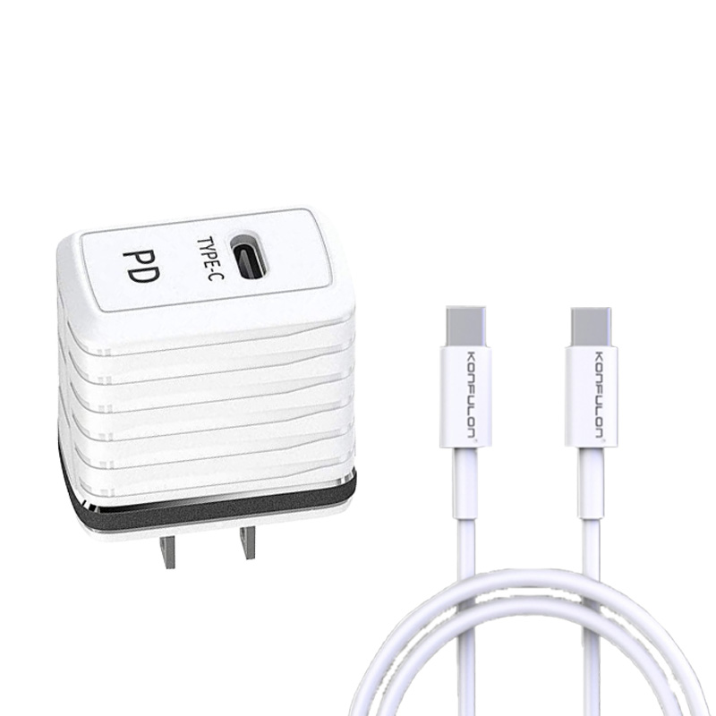 Konfulon adapter and Cable PD 20W Model C32D+DC13 C32D+DC15