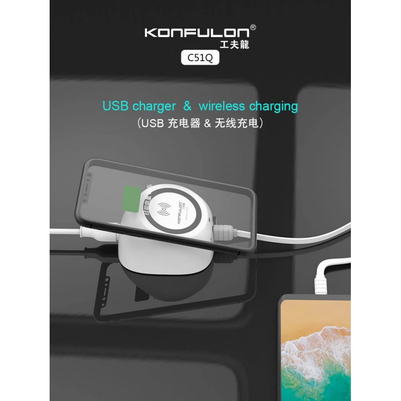 Konfulon Adapter Fast Charging Model C51Q